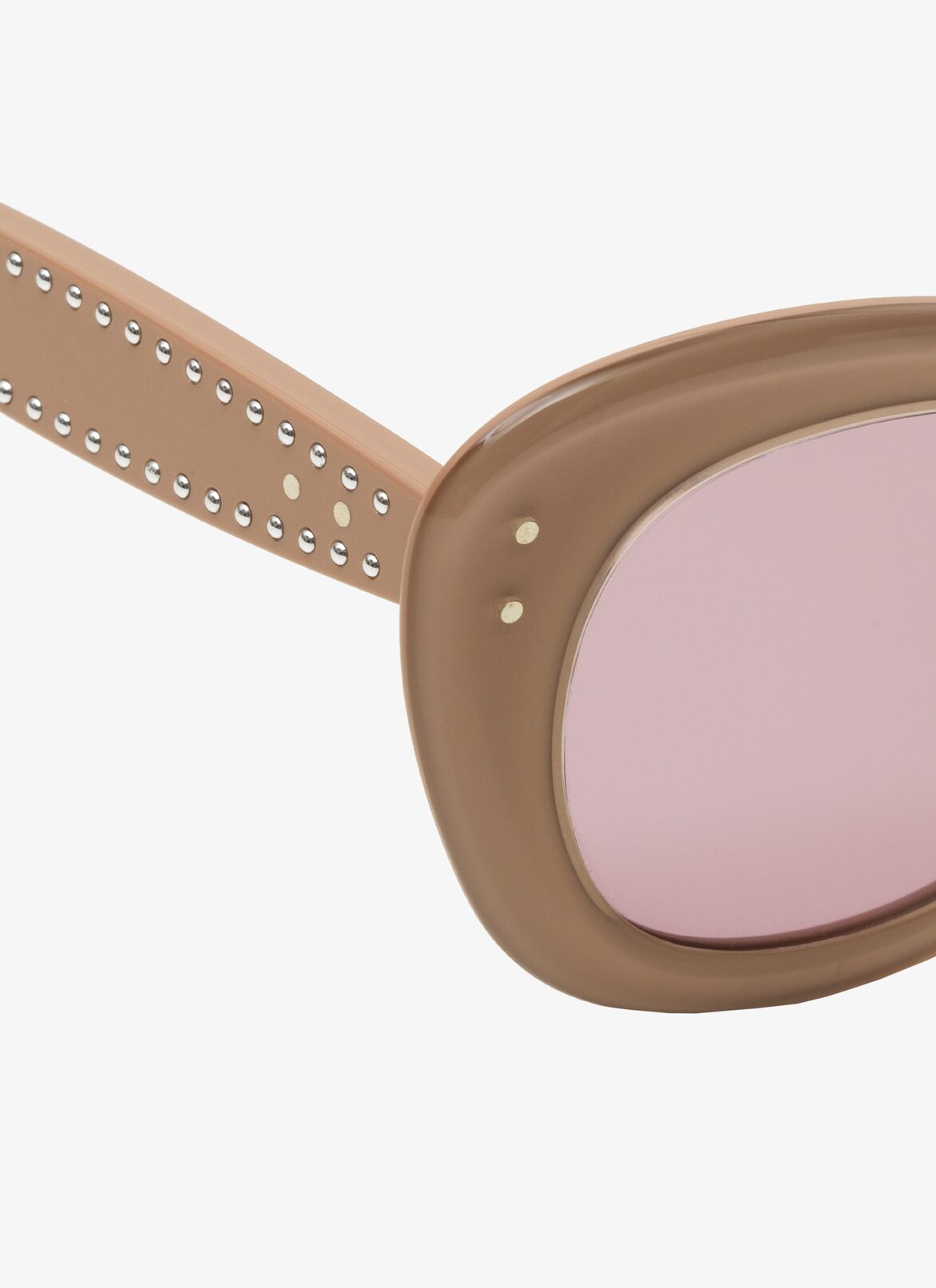 BEIGE SUNGLASSES ALAÏA PALE PINK/VIOLET BEIGE SUNGLASSES